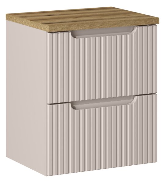 Comad Koupelnová skříňka pod deskové umyvadlo set Nova Cashmere 50 kašmír/dub coast evoke