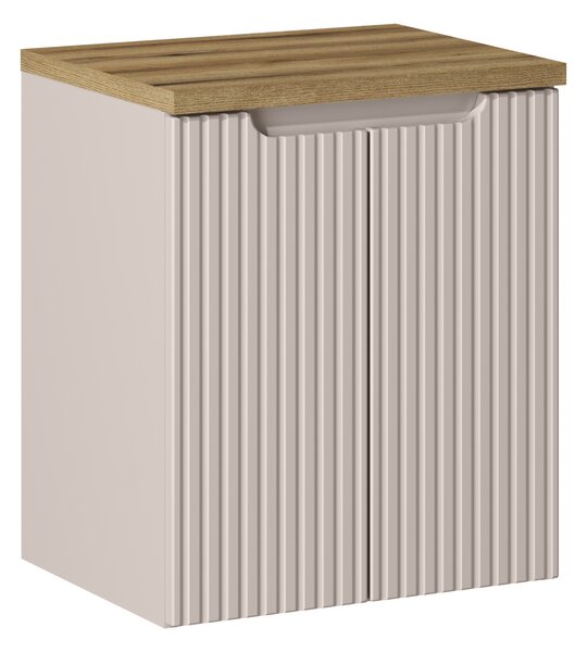 Comad Koupelnová skříňka pod deskové umyvadlo set Nova Cashmere III. 50 kašmír/dub coast evoke