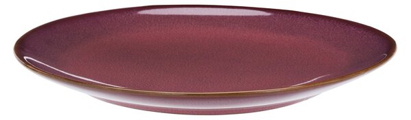 Kameninový talíř Plum Reactive Glaze Ø 21 cm