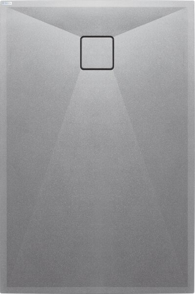 Deante Correo obdélníková sprchová vanička 100x70 cm šedá KQR_S75B