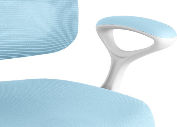Dětská rostoucí židle Neoseat JUNI 020 — látka, pratelný potah, modrá
