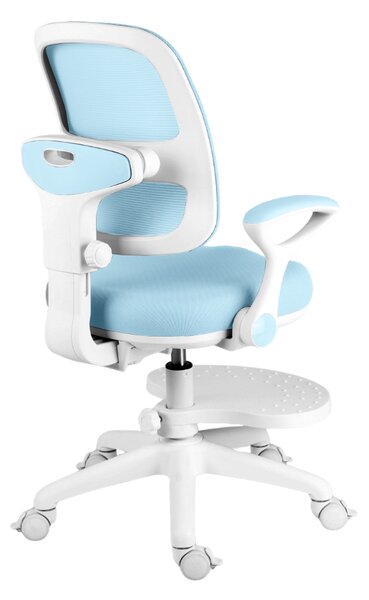 Dětská rostoucí židle Neoseat JUNI 020 — látka, pratelný potah, modrá