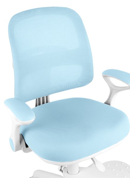 Dětská rostoucí židle Neoseat JUNI 020 — látka, pratelný potah, modrá