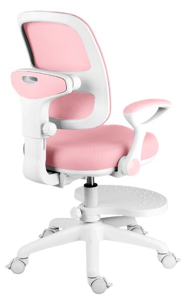 Dětská rostoucí židle Neoseat JUNI 020 — látka, pratelný potah, růžová
