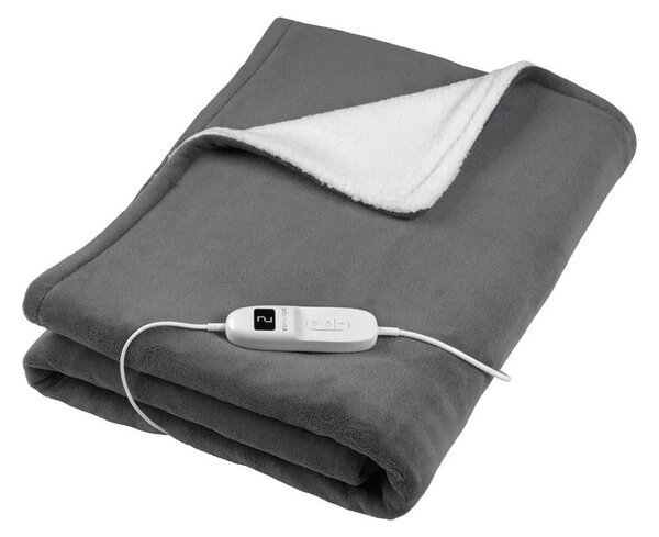 Concept DV7420 - Elektrická vyhřívaná deka 160W/230V 180x130 cm šedá/bílá