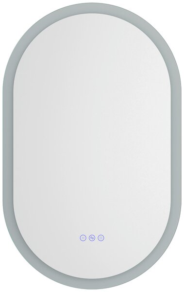 KOUPELNOVÉ ZRCADLO, 50/80/3,2 cm MID.YOU - Koupelnové série, Online Only