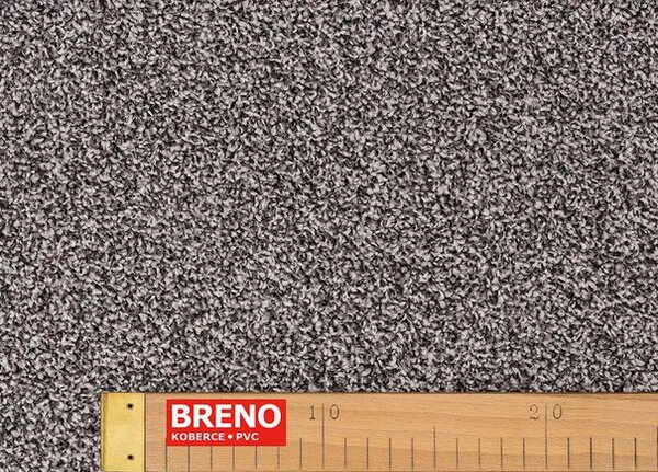 Breno Metrážový koberec MODENA 47667 šedý, šíře 400 cm