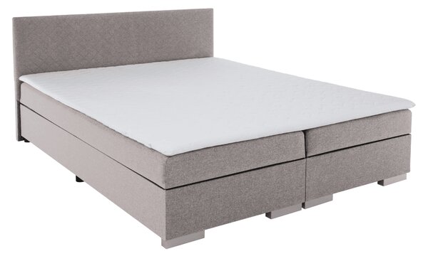 KONDELA Boxspringová postel, šedohnědá Taupe, 160x200, ADARA