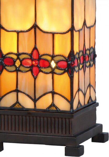 Stolní lampa Tiffany Oxford – 12x12x35 cm