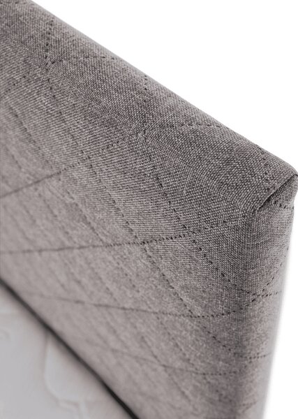KONDELA Boxspringová postel, šedohnědá Taupe, 160x200, ADARA