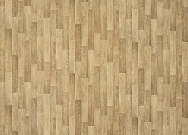 Breno PVC PRESTO PLUS Camargue 543 – světlé dřevo, šíře 400 cm