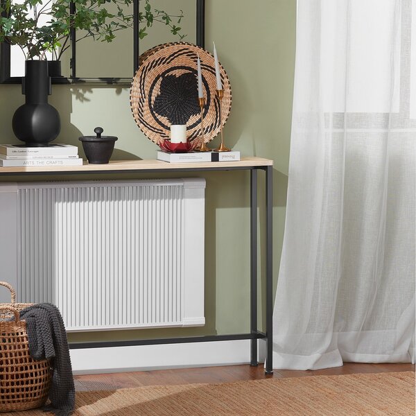 Sobuy Fsb19-Xl-Z Konzolový Stolek Boční Stolek Odkládací Stolek 120X80X20Cm