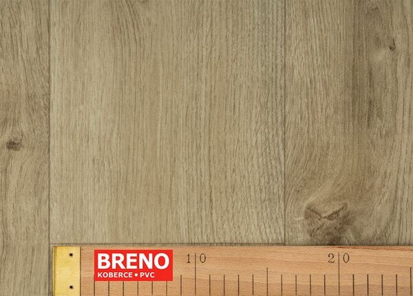 Breno PVC PRESTO PLUS Helsinki 535 – světlé dřevo, šíře 150 cm