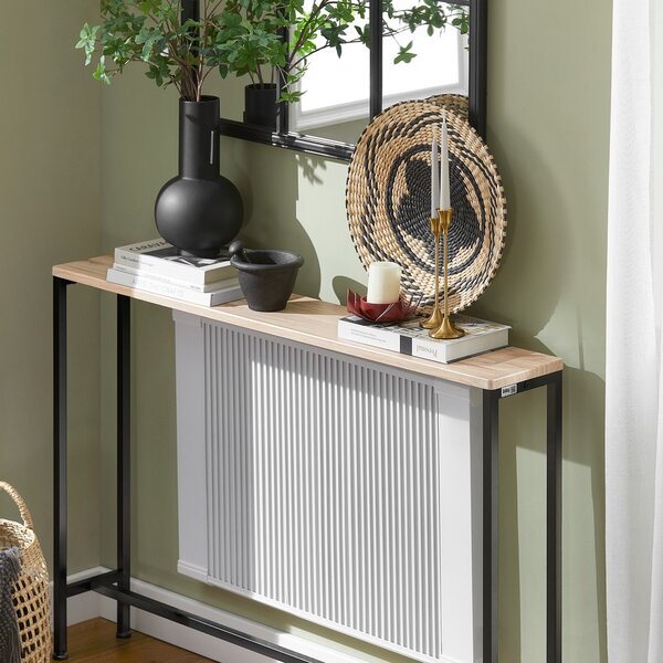 Sobuy Fsb19-Xl-Z Konzolový Stolek Boční Stolek Odkládací Stolek 120X80X20Cm