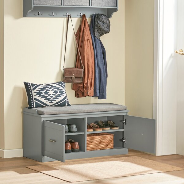 Sobuy Fsr131-Hg Lavice Na Boty Lavice Botník Úzký Botník 98X49X37Cm