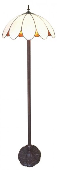 Stojací Tiffany lampa Stefanie – 46x166 cm