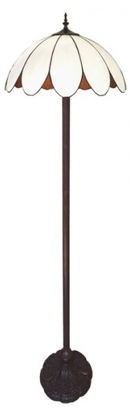 Stojací Tiffany lampa Stefanie – 46x166 cm