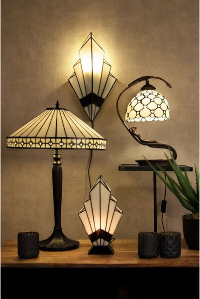 Nástěnná lampa Tiffany Trinagl – 23x13x43 cm