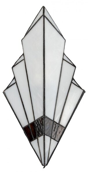 Nástěnná lampa Tiffany Trinagl – 23x13x43 cm