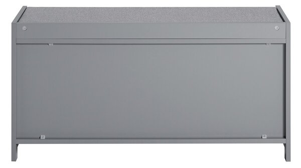 Sobuy Fsr80-Sg Lavice S Úložným Prostorem Lavice Na Boty Šedá 90X45X35Cm