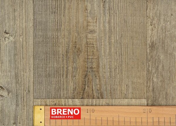Breno PVC PRESTO PLUS Argentina 542 – tmavé dřevo, šíře 300 cm