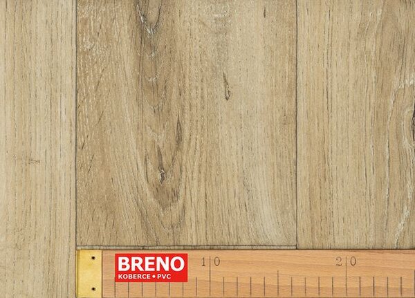 Breno PVC PRESTO PLUS Sorbonne 557 – světlé dřevo, šíře 400 cm