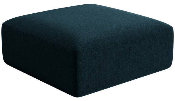 -25 % Dny MOMENTI– Cosmopolitan Design Petrolejově modrá sametová podnožka Campi 90 x 90 cm