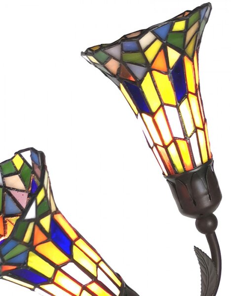Stolní lampa Tiffany Old – 46x28x63 cm