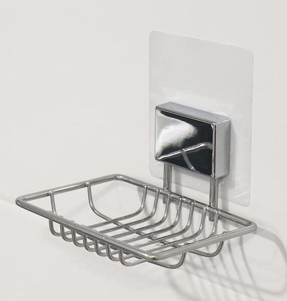 Samolepicí držák na mýdlo Compactor Bestlock Magic systém bez vrtání, chrom