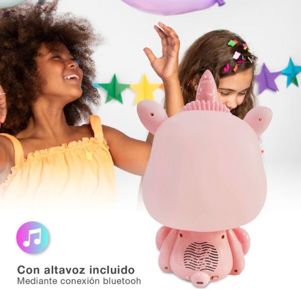 Noční světlo jednorožec 31cm GSC, denní + RGB, nabíjecí, BT reproduktor, 3 roky záruka