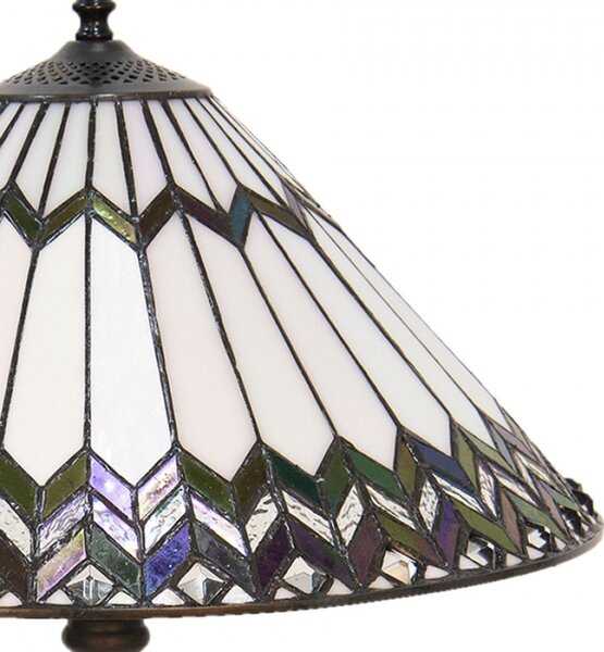Tiffany stolní lampa Xander – 40x62 cm