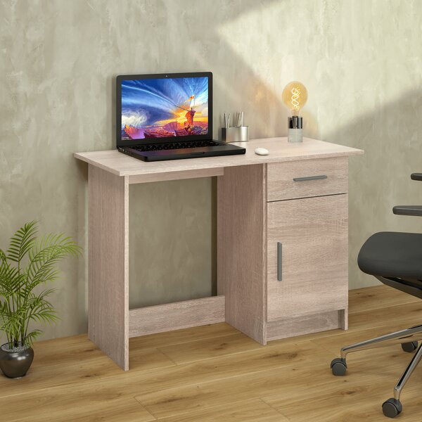 KONDELA Univerzální PC stůl, dub sonoma, SIRISS NEW