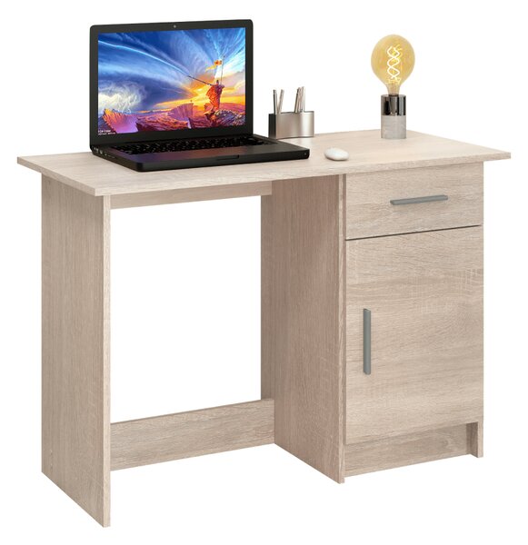 KONDELA Univerzální PC stůl, dub sonoma, SIRISS NEW