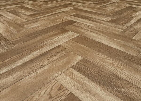 Breno PVC MAXIMA PLUS Jasmund S34 – dřevěný dekor parket, šíře 300 cm