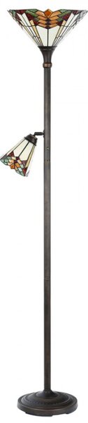 Stojací lampa Tiffany Jannes – 30x178 cm