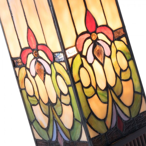 Stolní lampa Tiffany Renier – 17x17x44 cm