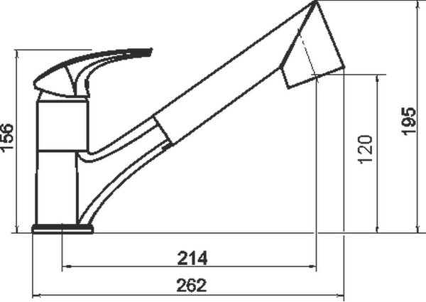 Novaservis Metalia 57 kuchyňská baterie stojící béžová 57081,GRS