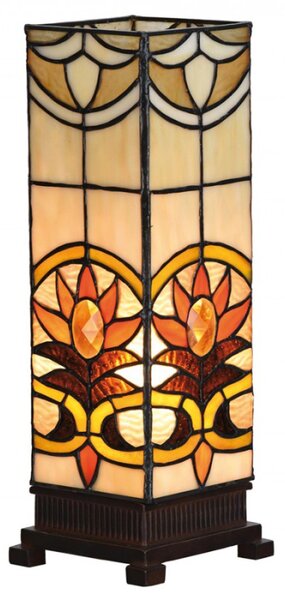 Stolní lampa Tiffany Fleur – 12x12x35 cm