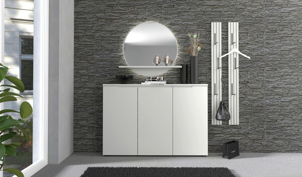 BOTNÍK, šedá, 140/100/22 cm Xora - Online Only šatny & botníky, Online Only