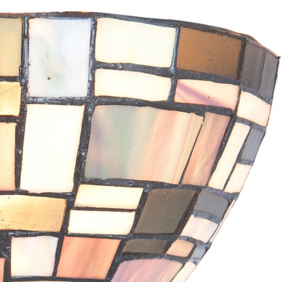 Nástěnná lampa Tiffany Toine – 30x16x18 cm