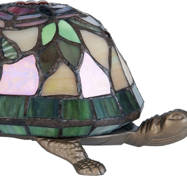 Stolní lampa Tiffany Tortoise – 22x15x13 cm