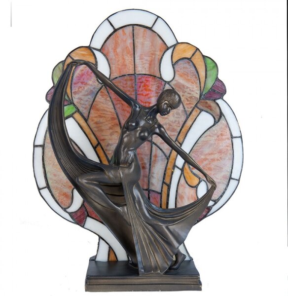 Stolní lampa Tiffany Woman – 35x15x44 cm