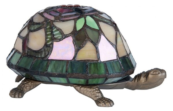 Stolní lampa Tiffany Tortoise – 22x15x13 cm