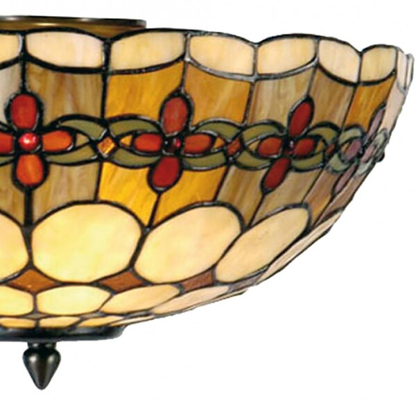 Závěsné svítidlo Tiffany Ronald – 40x24 cm