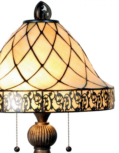 Stolní lampa Tiffany Klaas-Jan – 36x62 cm