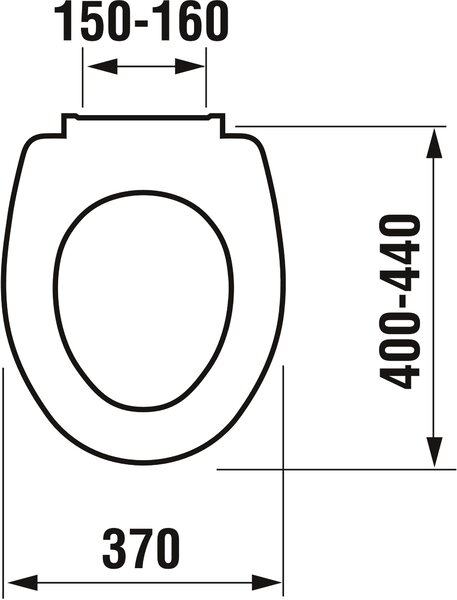 Jika Zeta záchodové prkénko bílá H8932710000001