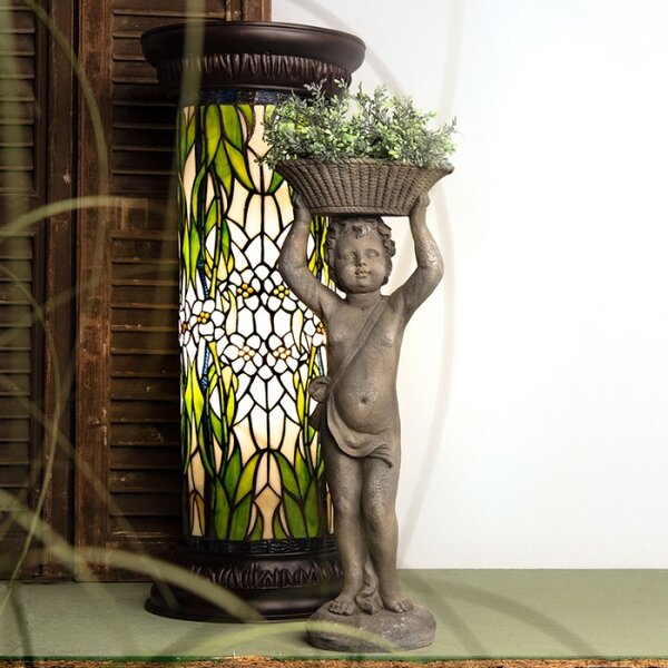 Stojací lampa Tiffany – 31x78 cm