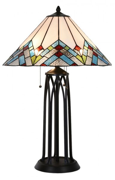 Stolní lampa Tiffany Renea – 51x75 cm