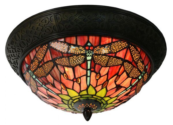 Stropní světlo Tiffany Philibert – 38x19 cm