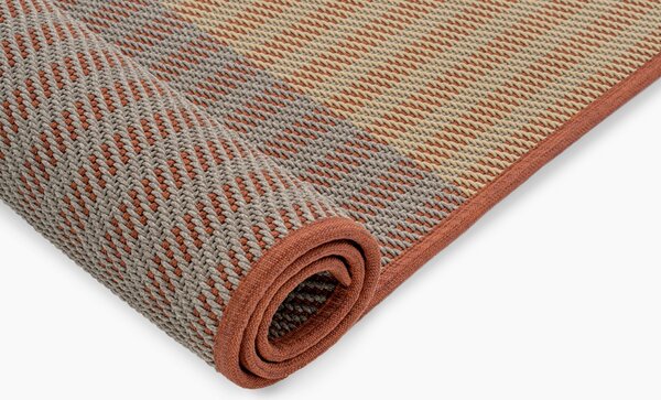 Pedrali Terakotově červený zahradní koberec Twiny 200 x 300 cm